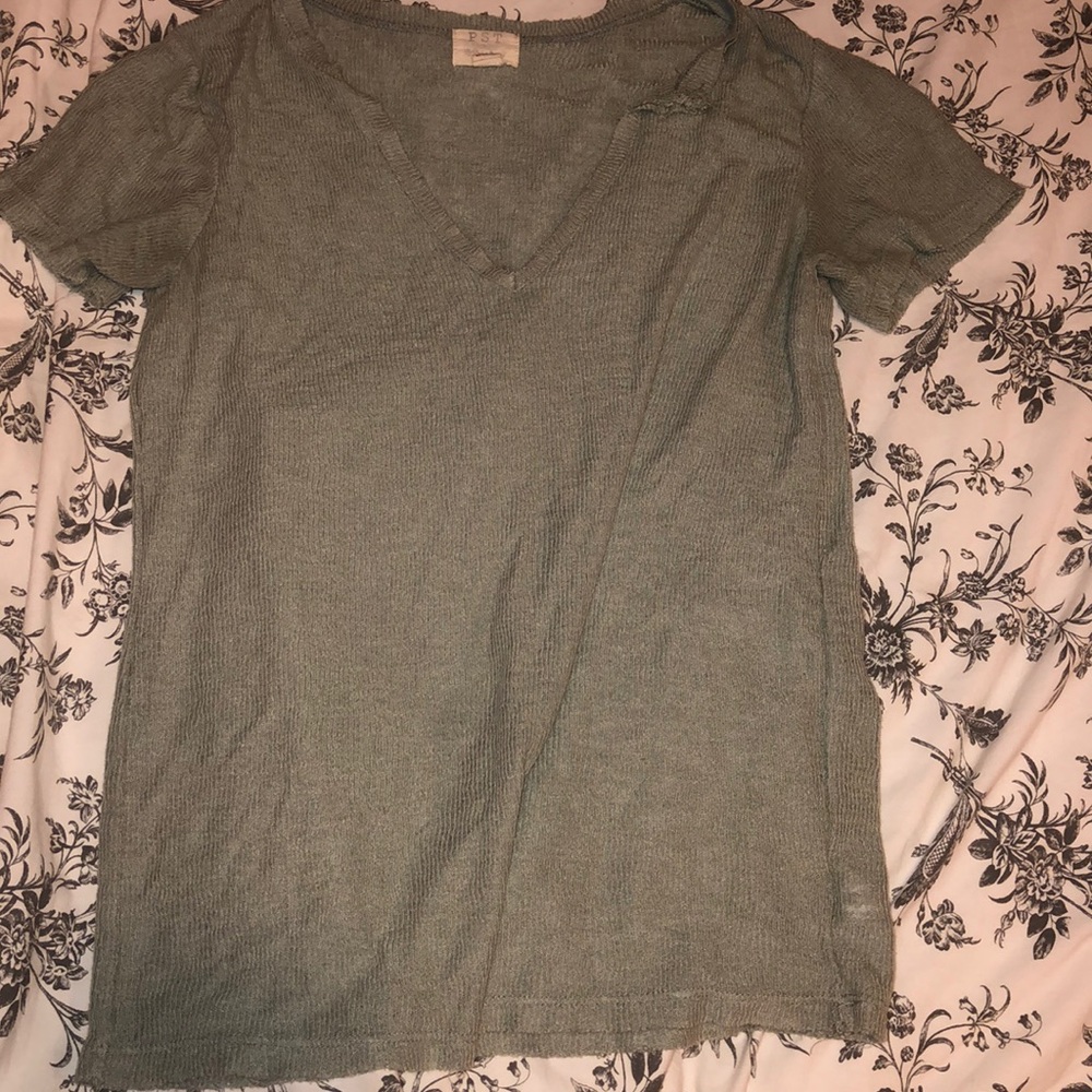 Olive green Nordstrom tee